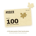 Custom Photo Puzzle Gift Card