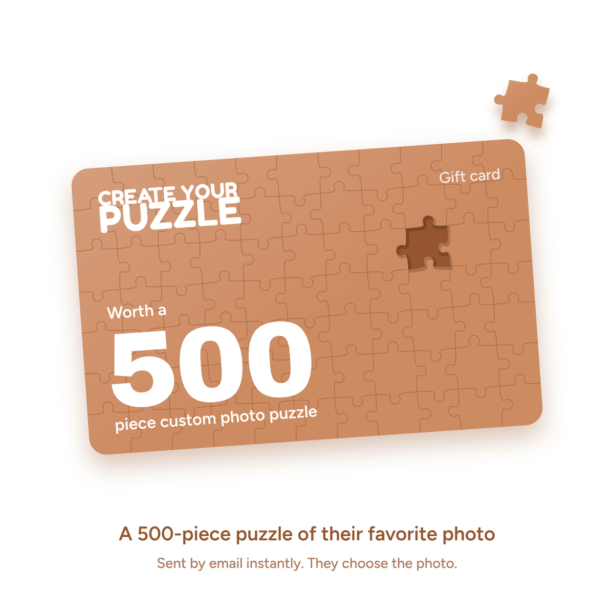 Custom Photo Puzzle Gift Card